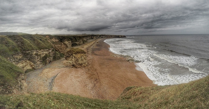 The Blast Beach on Durham Heritage Coast 